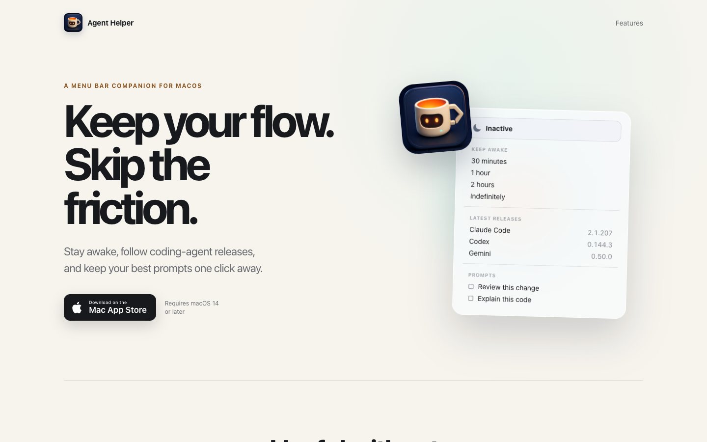 AgentHelper website