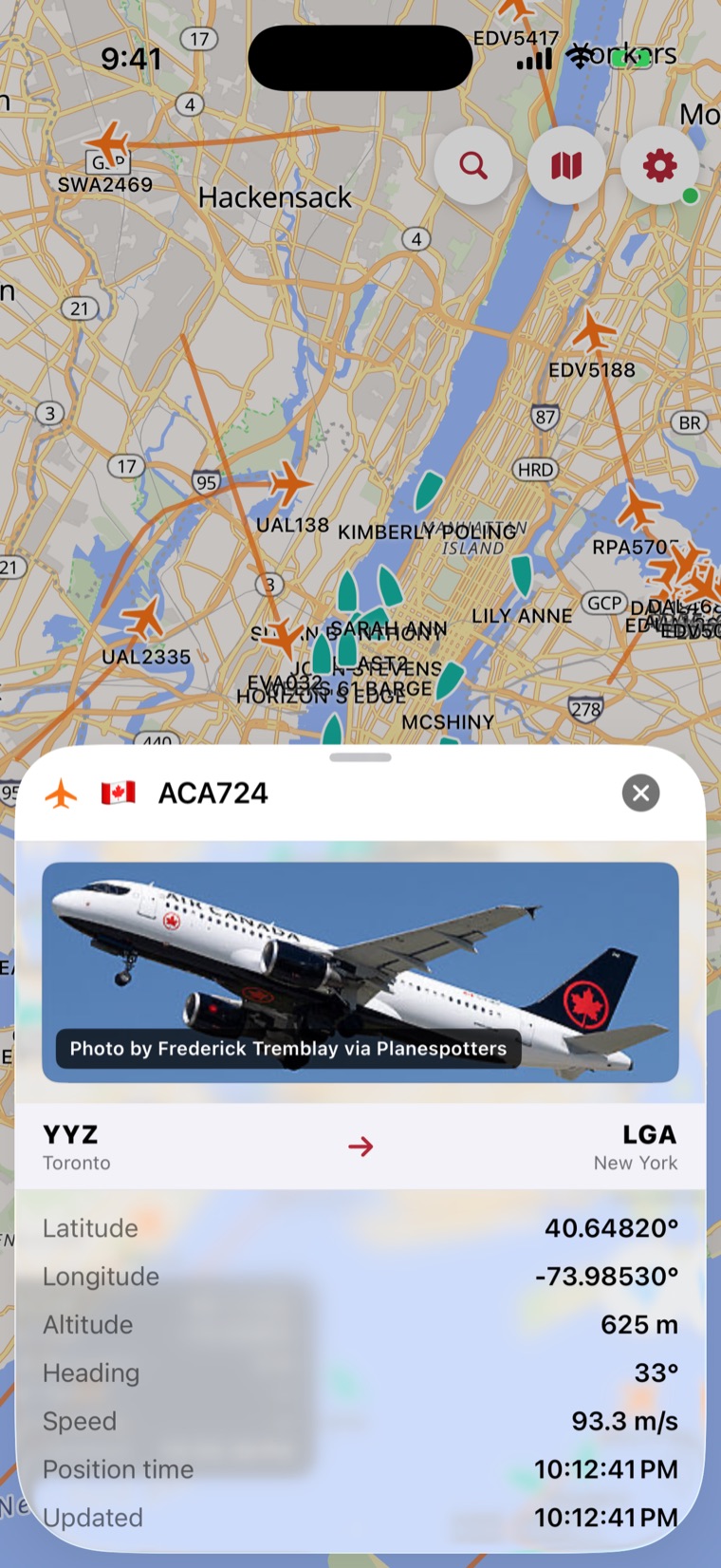 Cielos mobile entity details